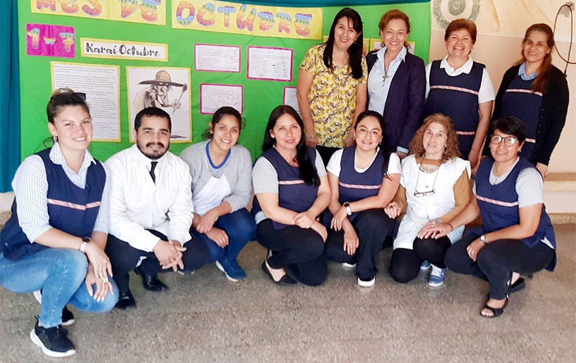 docentes posando en el programa de jornada extendicda