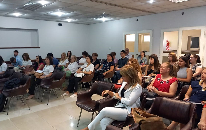 audiencia en 1er. Encuentro del Trayecto formativo para la elaboración del PEAJ 2023