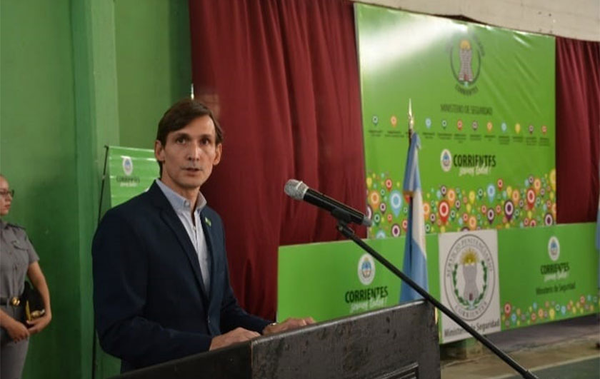 acto de apertura para el examen de ingreso a la XVI promoción de subadjutores auxiliares de la Escuela Penitenciaria Lisandro Segovia