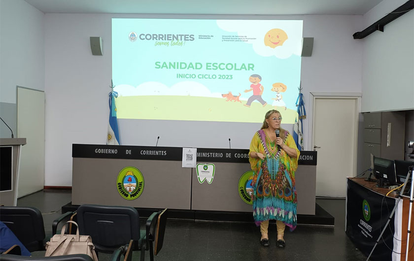 Primer encuentro con integrantes del Gabinete Odontológico Escolar de la provincia