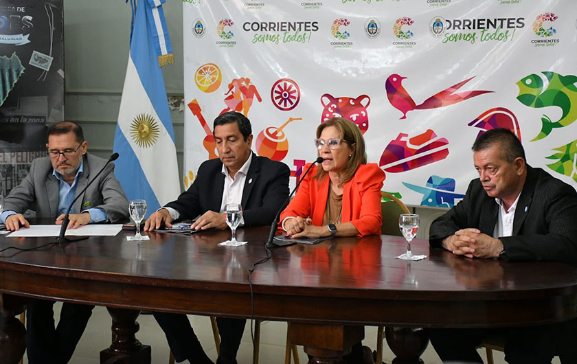 autoridades del Ministerio de Educación en Presentación de “Epopeya Malvinas, 40 años”