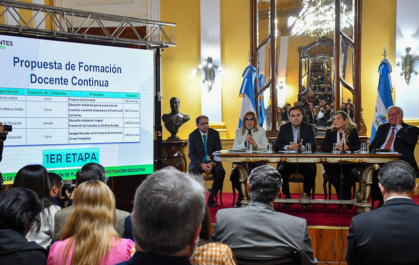 presentación del Programa Provincial de Educación Ambiental, apuntando a un futuro sostenible