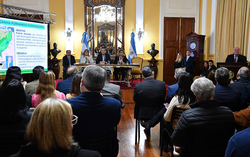 presentación del Programa Provincial de Educación Ambiental, apuntando a un futuro sostenible