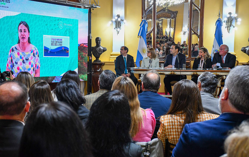 presentación del Programa Provincial de Educación Ambiental, apuntando a un futuro sostenible