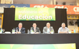 autoridades en la jornada de Formación en Educación Vial