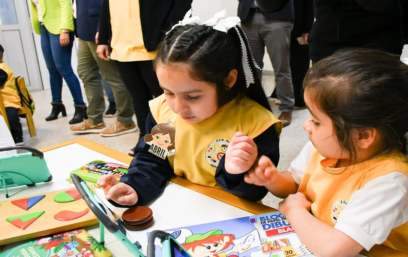 alumnos del jardín de infantes